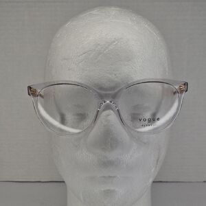Vogue Eyewear Women's Transparent Round Frame Glasses